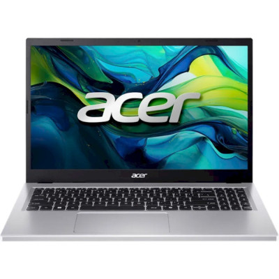 Ноутбук 15" Acer Aspire Go 15 AG15-71P-55A7 Silver 15.6" (1920x1080, IPS, 60Hz) Intel i5-13420H(8x2.1-4.6Ghz), 16GB DDR5, SSD 512GB, Intel Iris Xe, Wi-Fi 6E, BT 5.3, 2xType-C/2xUSB3.0, 53Wh, Linux (NX.J6SEU.005)
