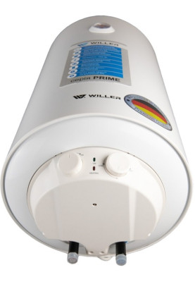 Водонагрівач Willer EV80DR Prime, White, 1500W, 80 л, вертикальний, плоский, "сухий" тен, механічне управління, терморегулятор, термозахист, IPX4