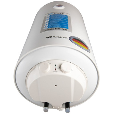Водонагрівач Willer EV80DR Prime, White, 1500W, 80 л, вертикальний, плоский, "сухий" тен, механічне управління, терморегулятор, термозахист, IPX4