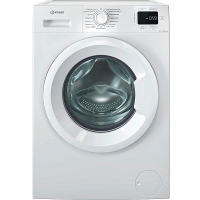 Пральна машина Indesit IM 600 MY TIME UA, White, 6 кг, фронтальна, 15 програм, дисплей, 1000 об/хв, дисплей, пара, інвертор, клас енергоспоживання A+++, 84.5x60x44.6 см