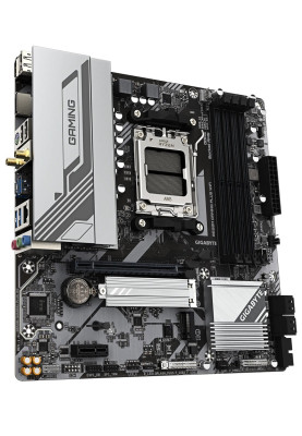 Материнська плата AM5 Gigabyte B650M GAMING PLUS WIFI, B650, 4xDDR5, Int.Video (CPU), 4xSATA3, 2xM.2, 1xPCI-E 4.0 x16, 1xPCI-E 3.0 x1, Realtek 7.1, Realtek 2.5Gb, WiFi 6E, Bluetooth 5.3, 7xUSB 3.2 / 6xUSB 2.0, HDMI/2xDP, MicroATX