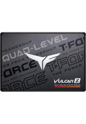 Твердотільний накопичувач SSD 1Tb, Team T-Force Vulcan Z, SATA3, 2.5", 3D QLC, 550/470 МБ/с (T253TY001T0C101)