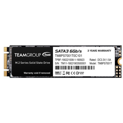 Твердотільний накопичувач SSD 1Tb, Team MS30, SATA3, M.2 2280, TLC, 530/480 МБ/с (TM8PS7001T0C101)