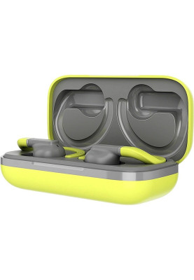 Навушники бездротові Canyon TWS-11 "OnRun 11 Sport", Green, Bluetooth 5.4, мікрофон, динаміки 6 мм, зарядний бокс (CNS-TWS11GR)