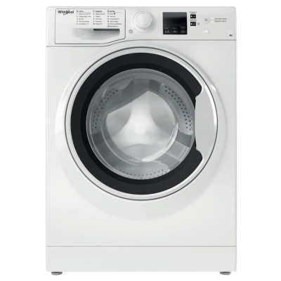 Пральна машина Whirlpool WRBSS 6239 UA, White, 6кг, фронтальна, 16 програм, швидкість віджиму 1200 об/хв, дисплей, інвертор, клас енергоспоживання A+++, 85x42.5x59.5 см