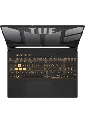 Ноутбук 15" Asus TUF Gaming F15 FX507ZC4-HN143 Mecha Gray 15.6" (1920x1080, IPS, 144Hz), Intel Core i5-12500H (12x2.5-4.5GHz), 16GB DDR4, SSD 512GB, RTX 3050 4GB, LAN, Wi-Fi 6, BT 5.3, 2xTypeC/2xUSB 3.2, HDMI, 56Wh, NoOS (90NR0GW1-M00V40)