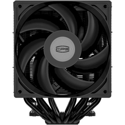 Кулер для процесора PcCooler RT620 Digital, Black, алюміній/мідь, 2x120 мм, для Intel 1851/1700/1200/115x, AMD AM5/AM4, висота 157 мм, до 265 Вт, цифровий LED дисплей (RT620-BKNWYL-GL)