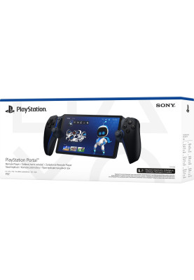 Пристрій для дистанційної гри PlayStation Portal, Black, 8" (1920x1080, 60 fps), дозволяє грати в ігри з вашої консолі PS5 по домашній мережі Wi-Fi, не включаючи телевізор