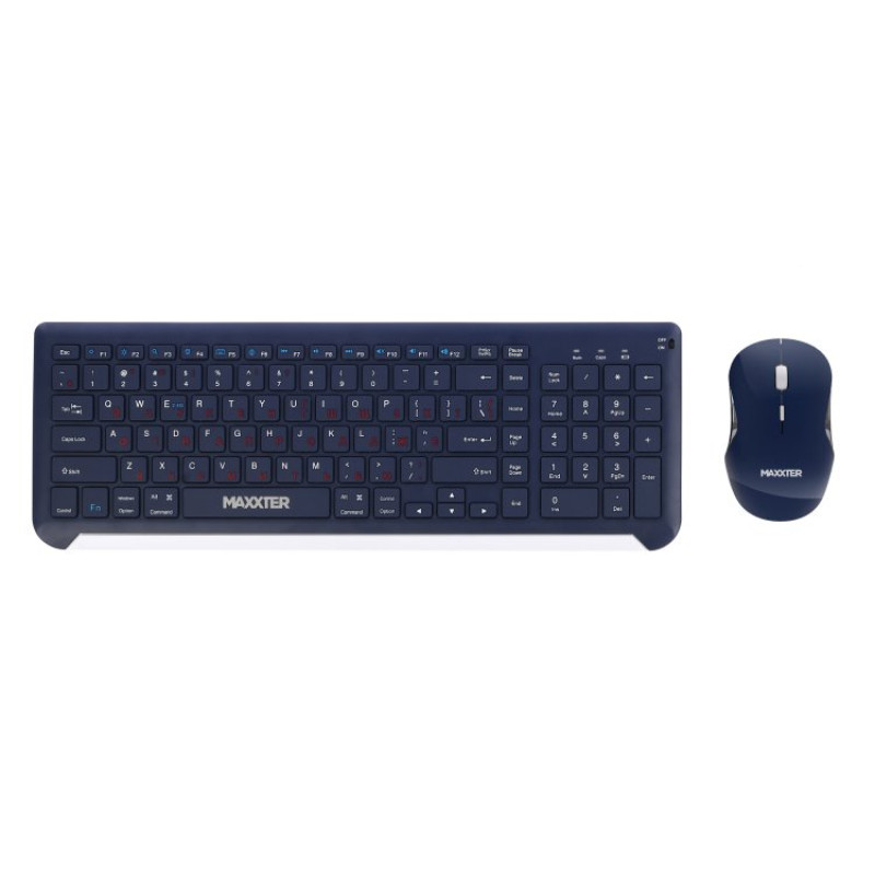 Комплект бездротовий Maxxter KMS-WCM-01BL-UA, Dark Blue