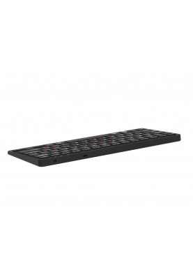 Клавіатура бездротова Maxxter KBW-C01B-UA, Black, USB 2.4GHz, 78 кнопок, акумулятор 180 mAh