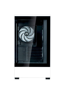 Корпус Zalman P30 BW, Black/White, Mini Tower, без БЖ, для Micro ATX / Mini ITX, 1xType-C / 1xUSB 3.0, макс. CPU - 173 мм / VGA - 420 мм, 3x120 мм ARGB, бічна та передня панель із загартованого скла