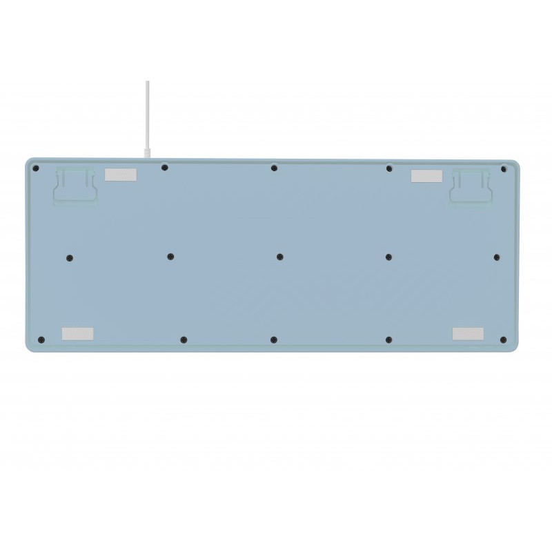 Клавіатура Maxxter KBG-3C01-UA, White, USB, 98 кнопок, LED підсвічування, 1.8 м