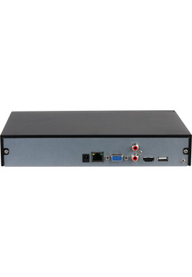 Відеореєстратор Dahua DHI-NVR2108HS-I2 1U 1HDD WizSense, Black, 8 каналів, Smart H.265+; H.265; Smart H.264+; H.264; MJPEG, 1xRJ45, 2хRCA, 1хHDMI, 1хVGA, 2хUSB 2.0, 1xSATA до 10 Тб, 260х232.7х47.6 мм