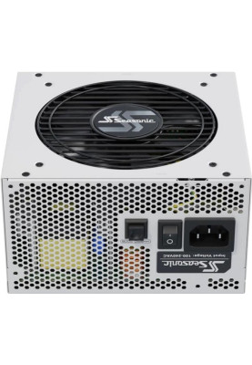 Блок живлення 1000 Вт, Seasonic Focus GX, White, модульний, 80+ Gold, Active PFC, 12 см FDB, 5xMolex / 10xSATA / 6x6+2-pin / 2x4+4-pin / 20+4-pin, захист OPP/OVP/OCP/SCP/OTP/UVP (FOCUS-GX-1000-WHITE)