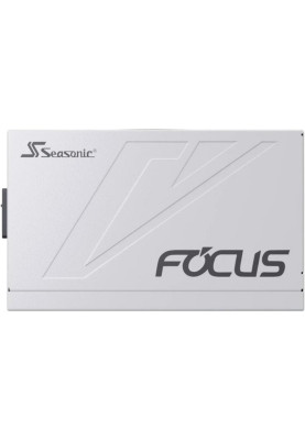 Блок живлення 1000 Вт, Seasonic Focus GX, White, модульний, 80+ Gold, Active PFC, 12 см FDB, 5xMolex / 10xSATA / 6x6+2-pin / 2x4+4-pin / 20+4-pin, захист OPP/OVP/OCP/SCP/OTP/UVP (FOCUS-GX-1000-WHITE)