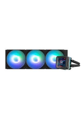 Система рідинного охолодження Zalman Alpha 2 DS A36, Black, 2.73’’ IPS (320x320, 30 Гц), ARGB (ALPHA2DSA36BLACK)