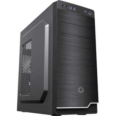 Корпус GameMax MT-526-NP 2U3-TYC Black, без БЖ, Mid Tower, ATX / Micro ATX / Mini ITX, 2хUSB 3.0, Type-C, 1x120mm FAN, 415x200x416 мм