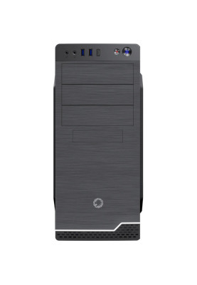 Корпус GameMax MT-526-NP 2U3-TYC Black, без БЖ, Mid Tower, ATX / Micro ATX / Mini ITX, 2хUSB 3.0, Type-C, 1x120mm FAN, 415x200x416 мм