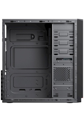 Корпус GameMax MT-526-NP 2U3-TYC Black, без БЖ, Mid Tower, ATX / Micro ATX / Mini ITX, 2хUSB 3.0, Type-C, 1x120mm FAN, 415x200x416 мм