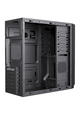 Корпус GameMax MT-526-NP 2U3-TYC Black, без БЖ, Mid Tower, ATX / Micro ATX / Mini ITX, 2хUSB 3.0, Type-C, 1x120mm FAN, 415x200x416 мм