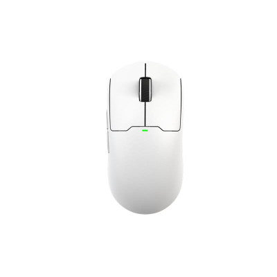 Миша бездротова 2E MG355 GAMING, White, USB 2.4GHz, оптична (сенсор PixArt 3325), 200 - 10 000 dpi, 20G, 100 IPS, RGB підсвічування, 6 програмованих кнопок, акумулятор 300 mAh, перемикачі Kailh 80M + Huano 20M (2E-MG355UWT-WL)