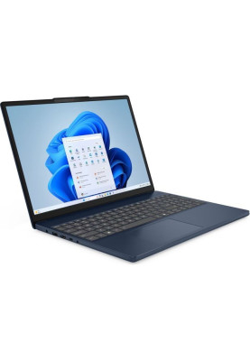 Ноутбук 15" Lenovo ideapad Slim 3 15IRH10 (83K100DQRA) Cosmic Blue 15.3" (1920x1200, IPS, 60Hz), Intel Core i5-13420H(8x2,1-4,6GHz), 16Gb DDR5, SSD 512Gb, Intel Iris Xe, Web, Wi-Fi 6, BT 5.2, 1xType-C/2xUSB3.2, HDMI, 50Wh, DOS