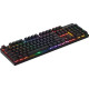 Клавіатура Hator Icefall Mecha Rainbow, Black, USB, механічна (перемикачі Origin Red Linear), LED "Rainbow" підсвічування, 104 кнопки, 1.8 м (HTK104UA)