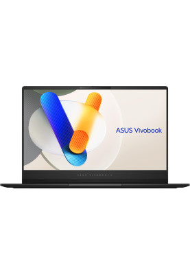 Ноутбук 15" Asus Vivobook S 15 OLED M5506UA-MA053 Neutral Black, 15.6" (2880x1620, OLED, 120Hz), AMD Ryzen 7 8845HS (8x3.8-5.1 GHz), 16Gb LPDDR5X, 512Gb SSD, AMD Radeon, WiFi 6E, Bluetooth 5.3, Web, 2xType-C / 2xUSB 3.2, HDMI, 75 Wh, DOS (90NB14