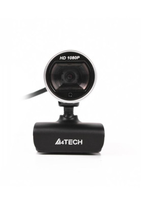 Веб-камера A4Tech PK-910H, Black/Silver, 2Mp, 1920x1080, 30 fps, вбудований мікрофон, фіксований фокус, універсальне кріплення, USB