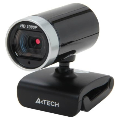 Веб-камера A4Tech PK-910H, Black/Silver, 2Mp, 1920x1080, 30 fps, вбудований мікрофон, фіксований фокус, універсальне кріплення, USB
