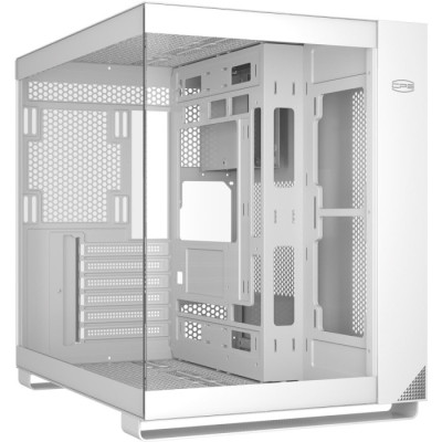 Корпус PcCooler C3 T500, White, Mid Tower, без БЖ, для ATX / Micro ATX / Mini ITX, 2xUSB 3.0 / 1xType-C, макс. CPU - 175 мм / GPU - 400 мм, бічна та передня панель із загартованого скла