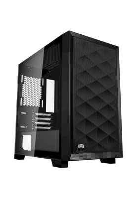Корпус PcCooler C3 D310, Black, Mini Tower, без БЖ, для Micro ATX / Mini ITX, 2xUSB 3.0, макс. CPU - 165 мм / GPU - 350 мм, бічна панель із загартованого скла (C3D310-BKP0-GL)