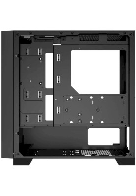 Корпус PcCooler C3 D310, Black, Mini Tower, без БЖ, для Micro ATX / Mini ITX, 2xUSB 3.0, макс. CPU - 165 мм / GPU - 350 мм, бічна панель із загартованого скла (C3D310-BKP0-GL)