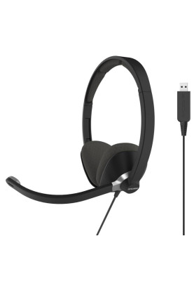 Навушники Koss CS300 USB, Black, USB, поворотний мікрофон, 102 дБ, 32 Ом, кабель 2.4 м (194283.101)