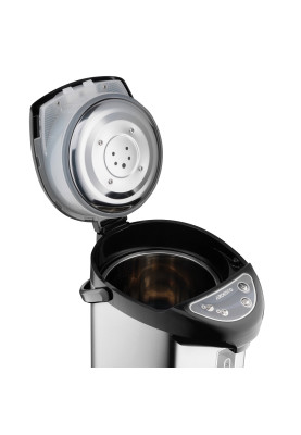 Термопот Ardesto TP-50BI, Inox/Black, 750W, 5 л, автоматична/ручна помпа, корпус з нержавіючої сталі, пластик