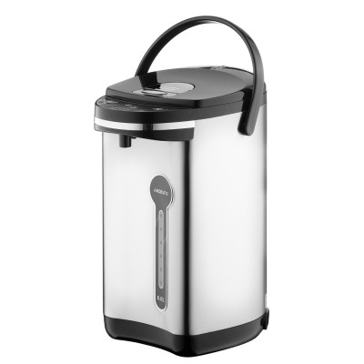 Термопот Ardesto TP-6BI, Inox/Black, 750W, 6 л, збереження температури 5 год, корпус з нержавіючої сталі, пластик