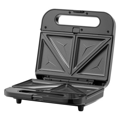 Мультимейкер Ardesto SM-H600B, Black, 700 Вт, 6 пластин в комплекті, антипригарне покриття, нековзаючі ніжки, захист від перегріву, ручка з фіксатором