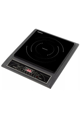 Настільна плита Ardesto ICS-B100, Black, 2000W, індукційна, сенсорне керування, 1 конфорка 19см, загартоване скло, дисплей, таймер, контроль температури 60-240 °С