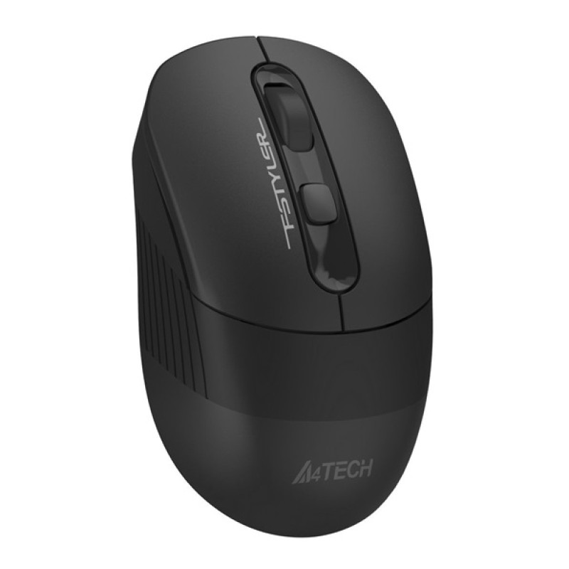 Миша бездротова A4Tech FG10CS Air 2 "Fstyler", Stone Grey, Type-C / USB 2.4GHz, оптична, 1000 - 2000 dpi, 4 кнопки, акумулятор