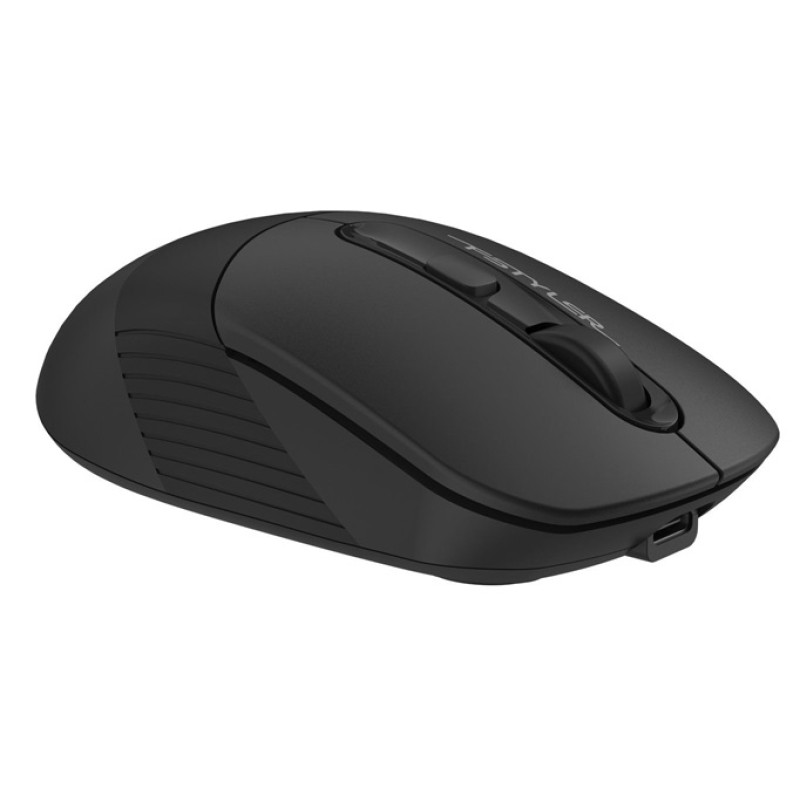 Миша бездротова A4Tech FG10CS Air 2 "Fstyler", Stone Grey, Type-C / USB 2.4GHz, оптична, 1000 - 2000 dpi, 4 кнопки, акумулятор
