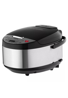 Мультиварка Ardesto MC-P13, Black/Inox, 860W, 5л, 13 програм, LED-дисплей, електроне керування, таймер, антипригарне покриття чаші, програма Твій рецепт, книга рецептів