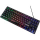 Клавіатура GamePro GK537 "Nitro", Black, USB, мембранна, RGB-підсвічування, 87 кнопок, 1.5 м, UK/RU/EN