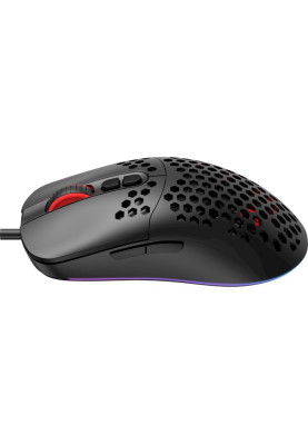 Миша GamePro GM395, Black, USB, оптична (сенсор SunPlus SPCP199), 800-6400 dpi, 7 кнопок, RGB підсвічування, 1.5 м