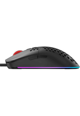 Миша GamePro GM395, Black, USB, оптична (сенсор SunPlus SPCP199), 800-6400 dpi, 7 кнопок, RGB підсвічування, 1.5 м