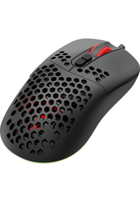 Миша GamePro GM395, Black, USB, оптична (сенсор SunPlus SPCP199), 800-6400 dpi, 7 кнопок, RGB підсвічування, 1.5 м