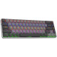 Клавіатура бездротова GamePro MK122R Red Switch, Dark Gray, 2.4GHz / USB, механічна (перемикачі Outemu Red), 68 кнопок, LED підсвічування, акумулятор 2000 mA