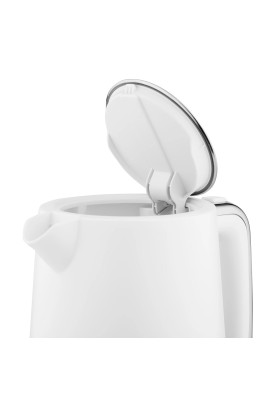 Електрочайник Ardesto EKL-450W, White, 2200W, 1.7 л, дисковий, пластиковий корпус, індикатор рівня води, автоматичне відключення при відсутності води