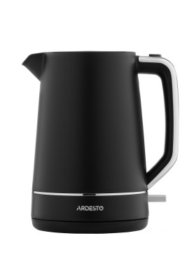 Електрочайник Ardesto EKL-450B, Black, 2200W, 1.7 л, дисковий, пластиковий корпус, індикатор рівня води, автоматичне відключення при відсутності води