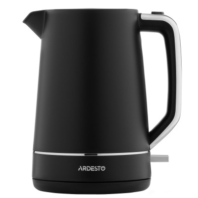 Електрочайник Ardesto EKL-450B, Black, 2200W, 1.7 л, дисковий, пластиковий корпус, індикатор рівня води, автоматичне відключення при відсутності води