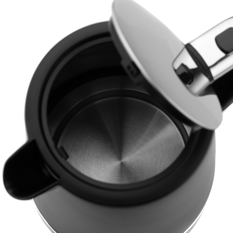 Електрочайник Ardesto EKL-450B, Black, 2200W, 1.7 л, дисковий, пластиковий корпус, індикатор рівня води, автоматичне відключення при відсутності води